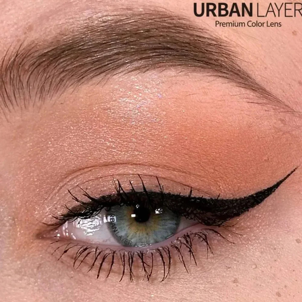 Cleopatra Sky Blue – UrbanLayer – ONE YEAR - Colored Contact Lenses, Most Selling, URBAN-LAYER, URBAN-LAYER Optics -- Urban-Layer - Egypt - Colored Contact Lenses, Most Selling, URBAN-LAYER, URBAN-LAYER Optics