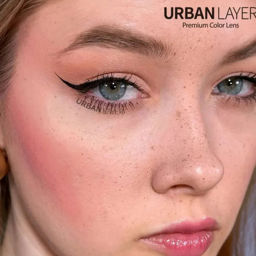 Cleopatra Sky Blue – UrbanLayer – ONE YEAR - Colored Contact Lenses, Most Selling, URBAN-LAYER, URBAN-LAYER Optics -- Urban-Layer - Egypt - Colored Contact Lenses, Most Selling, URBAN-LAYER, URBAN-LAYER Optics