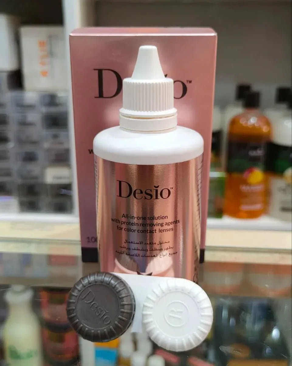 محلول ديسيو الفاخر DESIO SOLUTION - Contact Lens Solutions & Accessories, Desio -- Julia Lenses Store - Egypt - Contact Lens Solutions & Accessories, Desio