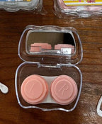 بريميوم لنس كير كيت - الإصدار الفاخر مع مرآة مدمجة - Contact Lens Solutions & Accessories -- Julia Lenses Store - Egypt - Contact Lens Solutions & Accessories