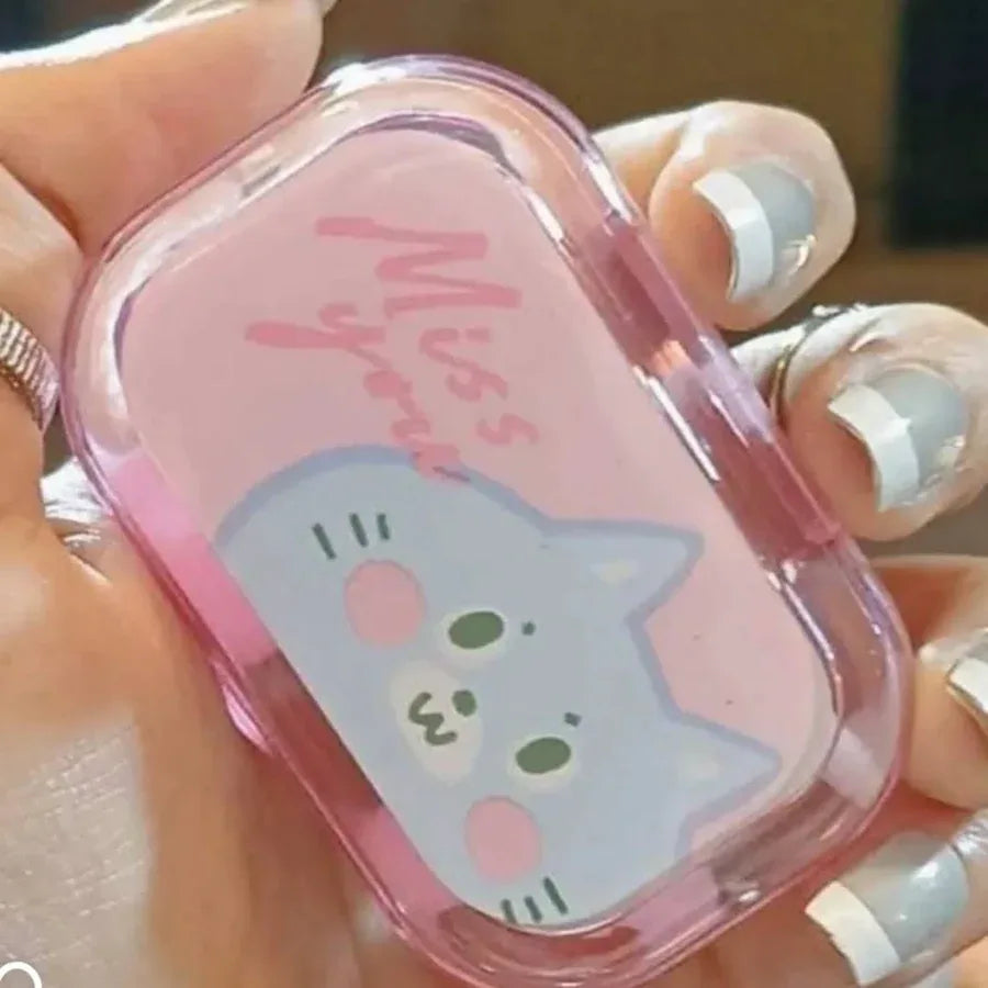 بريميوم لنس كير كيت - الإصدار الفاخر مع مرآة مدمجة - Contact Lens Solutions & Accessories -- Julia Lenses Store - Egypt - Contact Lens Solutions & Accessories