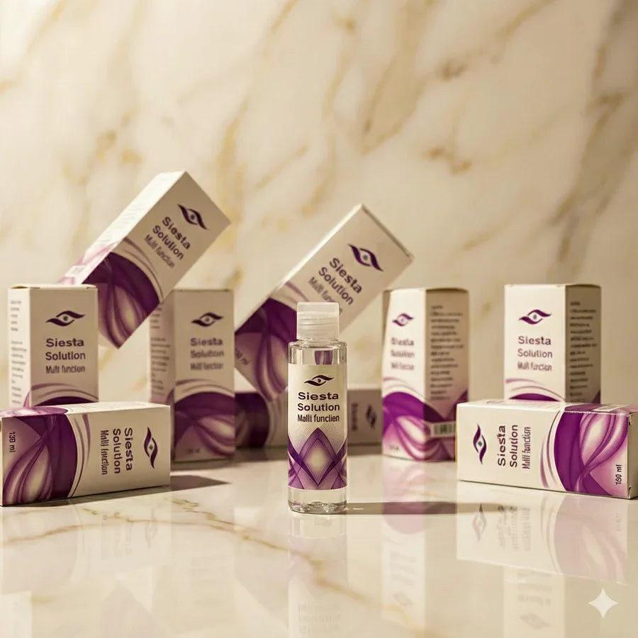 محلول Siesta للعدسات اللاصقة - 120 مل - Contact Lens Solutions & Accessories -- Julia Lenses Store - Egypt - Contact Lens Solutions & Accessories
