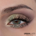 Light blue Urban Layer colored contact lenses in a sleek design, showcasing the Breeze style for enhanced eye color.