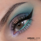 Berkeley Gray Urban-Layer colored contact lenses showcasing a natural gray shade in a close-up view.